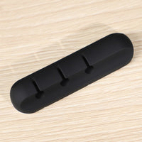 Silicone USB Cable Winder Desktop Cable Organizer Management Multipurpose Clips Cables Protector For Wired Headphones