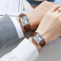 Couple's Square Watch - Best Premium Deal | Everyday Home Deal