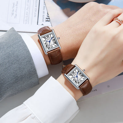 Couple's Square Watch - Best Premium Deal | Everyday Home Deal