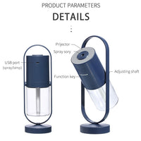 Magic Shadow USB Air Humidifier For Home With Projection Night Lights Ultrasonic Car Mist Maker Mini Office Air Purifier | Everyday Home Deal
