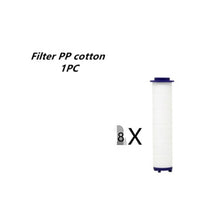 Propeller Driven Shower Head With Stop Button And Cotton Filter Turbocharged High Pressure Handheld Shower Nozzle