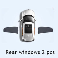 Glass Front Sunshade Privacy Car Curtain