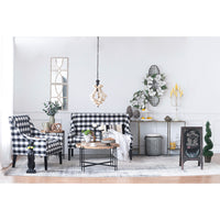 Farmhouse Chandelier, Dilapidated White Chandelier French Country Wood Chandelier For Living Room Foyer, Bulb Not Included