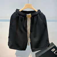Waffle-Weave Casual Shorts For Men
