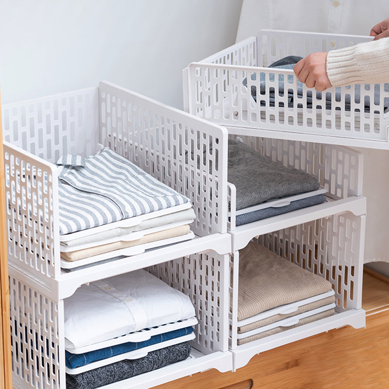 Wardrobe Storage Layered Partition Wardrobe Storage Box | Everyday Home Deal