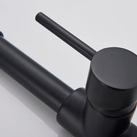 Brushed Gold Kitchen Sink Faucet One Handle Spring Hot and Cold Water Tap Deck Mounted Bathroom Kitchen Crane