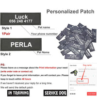 Dog Accessory – Harness Vest Patch