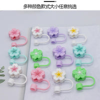 10mm Begonia Flower Reusable Straws – Cap Stanley Water