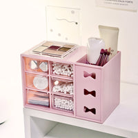 Six-grid Dustproof Drawer Storage Box – Stationery Jewelry 12-grid