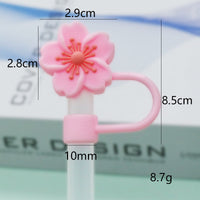 10mm Begonia Flower Reusable Straws – Cap Stanley Water