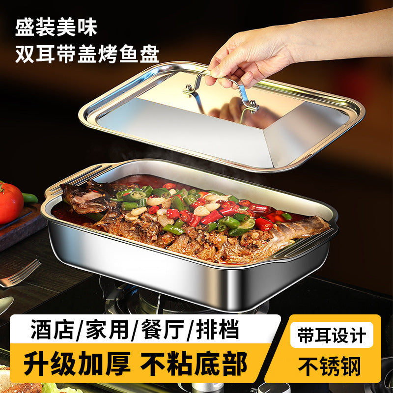 Barbecue Grill Electric Fish Plate