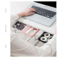 Hole-free Hidden Drawer Storage Box – Under Desk