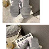 E-commerce Supply Sewing Shoes – Bunny Plush Indoor