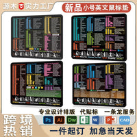 English Shortcut Keys Mouse Mat – Office Large Computer