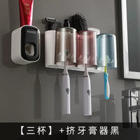 Wall-mounted Toothbrush Holder – Toilet Non-perforated Toothpaste