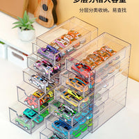 Domeka Transparent Display Stand – Drawer Alloy Car