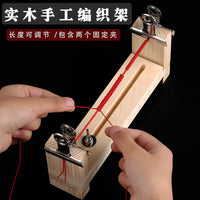 Hand Braiding Rack – Wooden Bracelet
