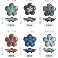 Dish Multi-color Kiln-turned Plate