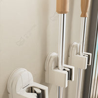 Suction Cup Mop – Holder No-drill Wall-mounted