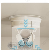 Suction Cup Mop – Holder No-drill Wall-mounted