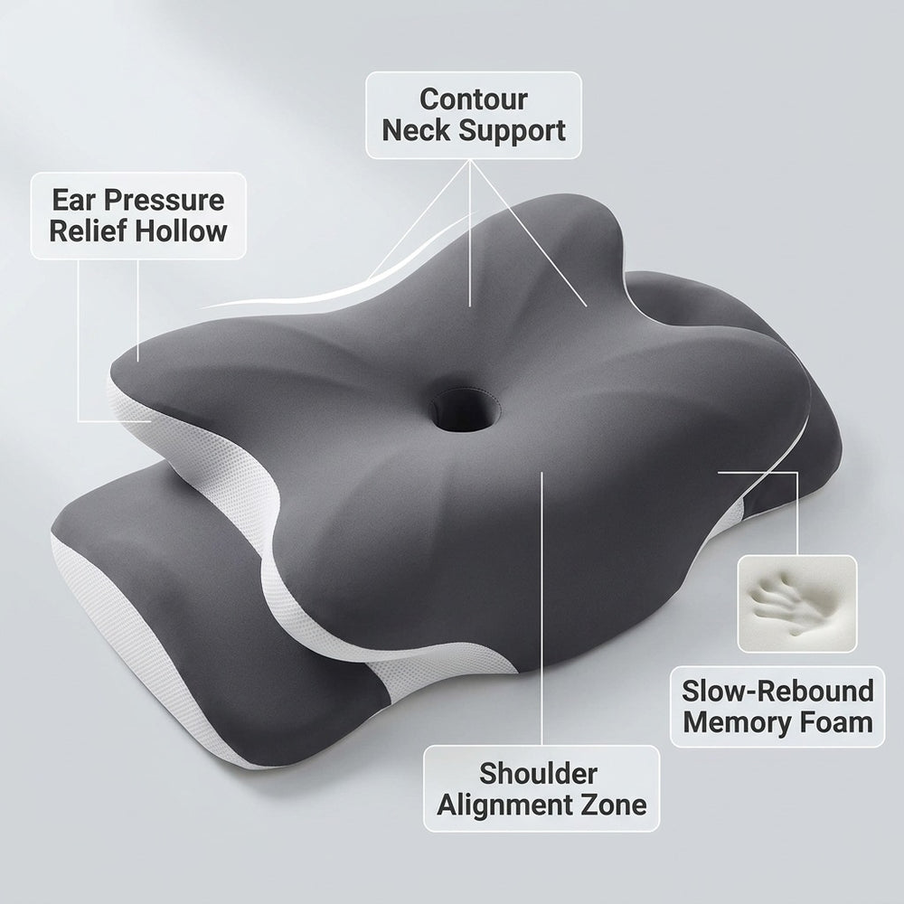 Memory Foam Pillow – Pressure Relief Cervical