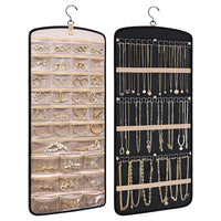 Hanging Jewelry Storage Bag – Double-sided Foldableable Metal