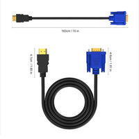 Hdmi Vga Conversion Cable – Player Dvd Connected