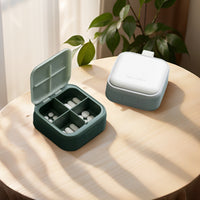 Portable Sealed Pill Storage Box – Compartmentalized Mini Medicine