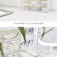 Six-grid Dustproof Drawer Storage Box – Stationery Jewelry 12-grid