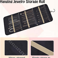 Hanging Jewelry Storage Bag – Double-sided Foldableable Metal