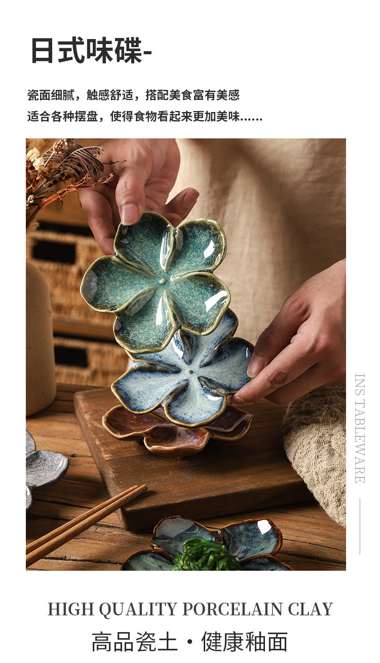 Dish Multi-color Kiln-turned Plate