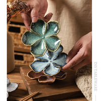 Dish Multi-color Kiln-turned Plate
