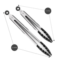 Clip Kitchen Barbecue Food Tongs – Silicone Anti-scalding Bread
