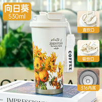Water Cup Thermos Coffee – Double-layer Car Smart