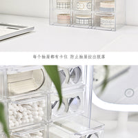 Grid Dustproof Drawer Storage Box – Stationery Jewelry Cosmetics