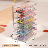Domeka Transparent Display Stand – Drawer Alloy Car