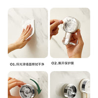 Rotary Suction Cup Hooks – Strong Vacuum Non-punching