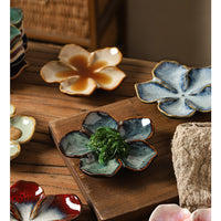 Dish Multi-color Kiln-turned Plate