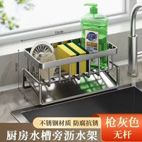 Kitchen Sink Organiser – Drain Rack Faucet