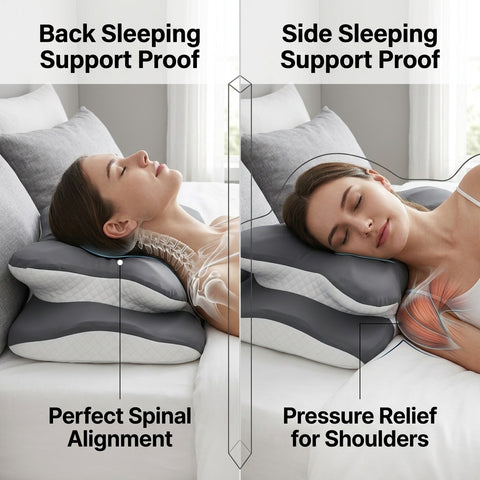 Memory Foam Pillow – Pressure Relief Cervical
