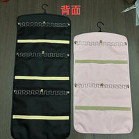 Hanging Jewelry Storage Bag – Double-sided Foldableable Metal