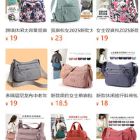 Nylon Cleaning Cloth – Multi-layer Shoulder Bag