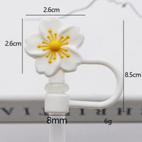 10mm Begonia Flower Reusable Straws – Cap Stanley Water