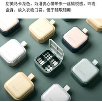 Portable Sealed Pill Storage Box – Compartmentalized Mini Medicine