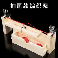 Hand Braiding Rack – Wooden Bracelet