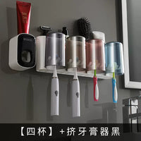 Wall-mounted Toothbrush Holder – Toilet Non-perforated Toothpaste