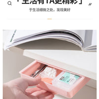 Hole-free Hidden Drawer Storage Box – Under Desk