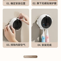 Cartoon Toothbrush – Storage Rack Wall-mounted