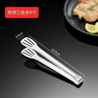 Clip Kitchen Barbecue Food Tongs – Silicone Anti-scalding Bread