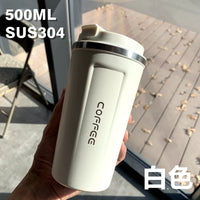 Water Cup Thermos Coffee – Double-layer Car Smart